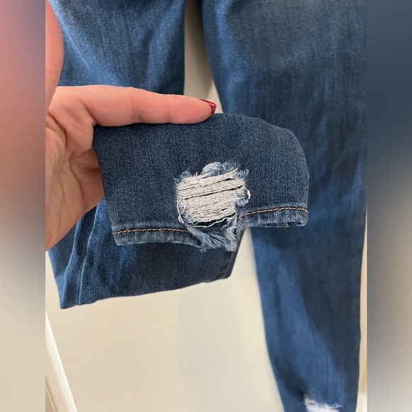 Leith Medium Wash Distressed Ankle Jeans Women’s Size 24 - Picture 3 of 15